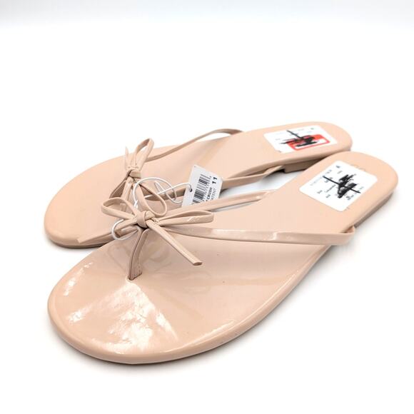 Seychelles Wish List Women's Bow Thong Flip Flops Sandals Beige Size US11 - Picture 1 of 11